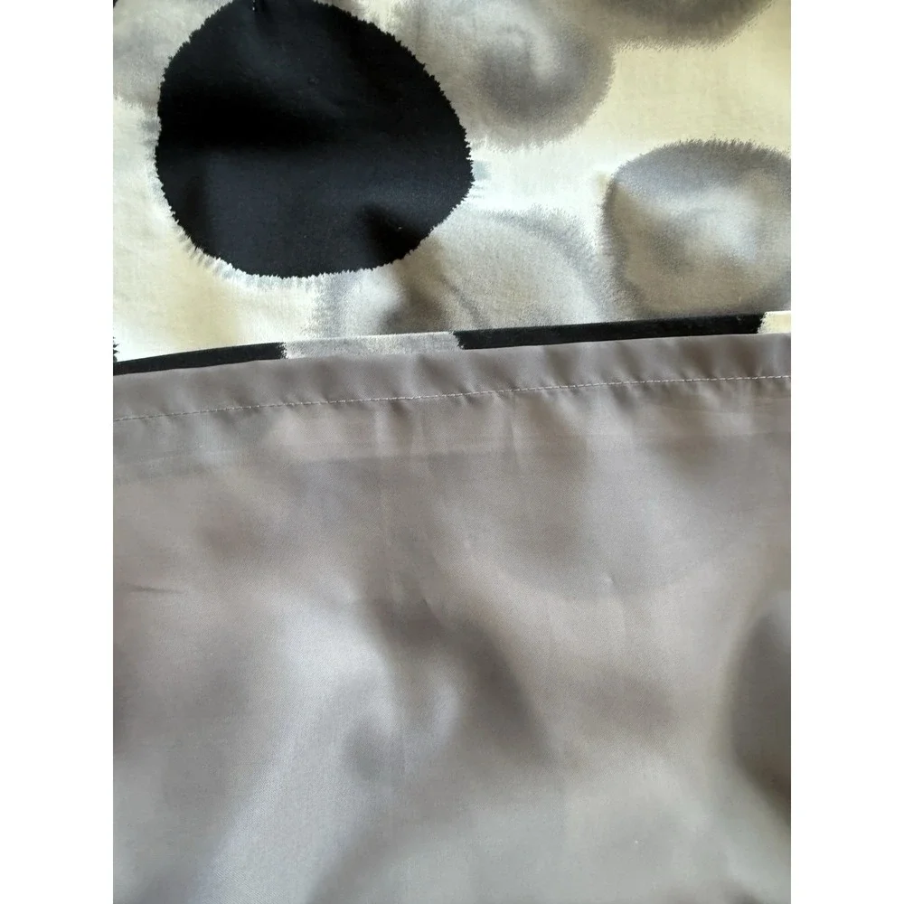 Ann Taylor Women's 4 Polka Dot Bold Mod Sleeveless Sheath Dress Black White NWOT - Picture 12 of 13